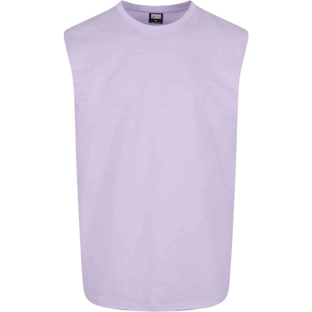 Urban Classics - Open Edge Mouwloos shirt - Lila